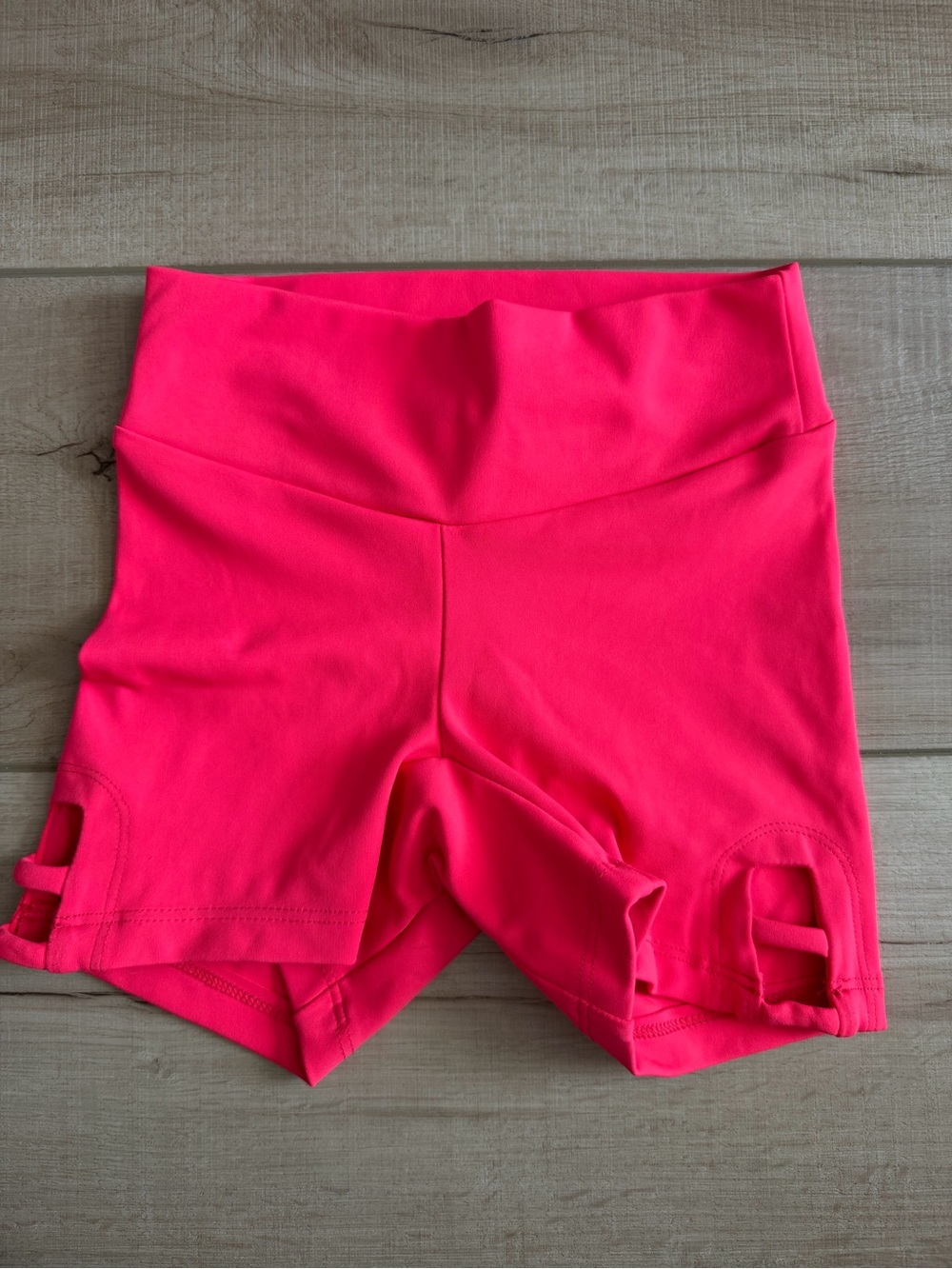 FIVE DANCEWEAR Girls' Hot Pink High-Rise Active Shorts